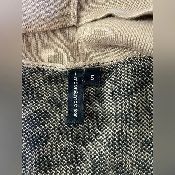 moon & madison open cardigan leopard print - Picture 5 of 7